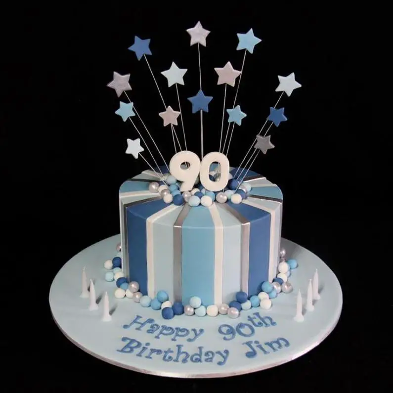 90th birthday cakes male