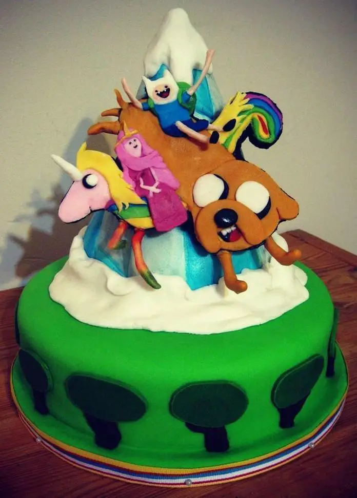 adventure birthday cake