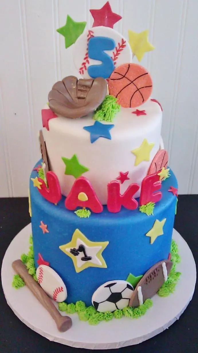 all sports birthday cakes