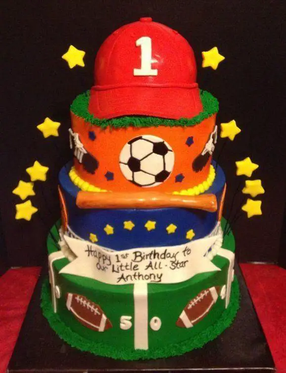 all star birthday cake