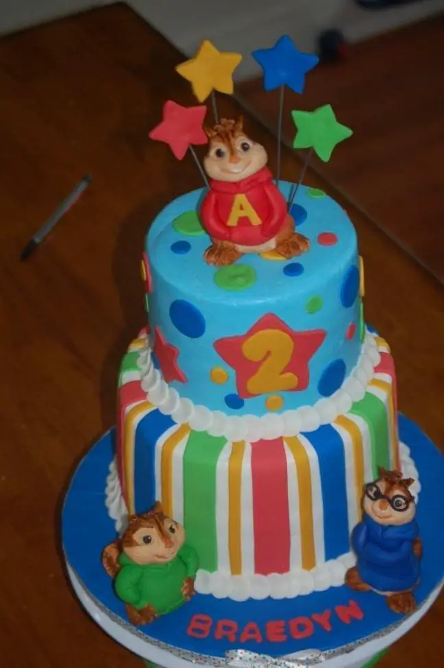 alvin and the chipmunks cakes birthday