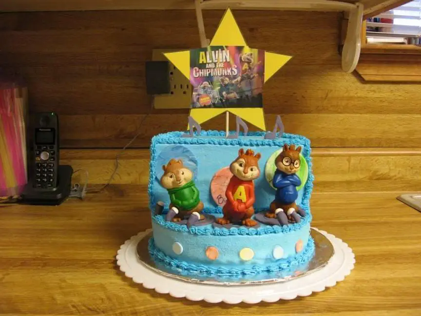 alvin and the chipmunks cakes birthday