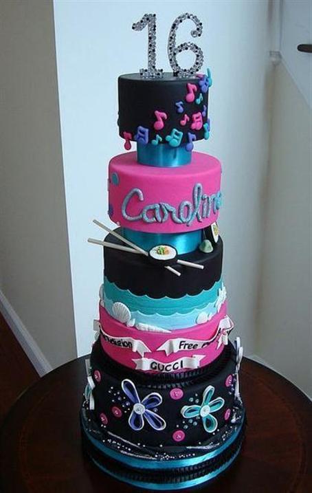 amazing 16th birthday cakes