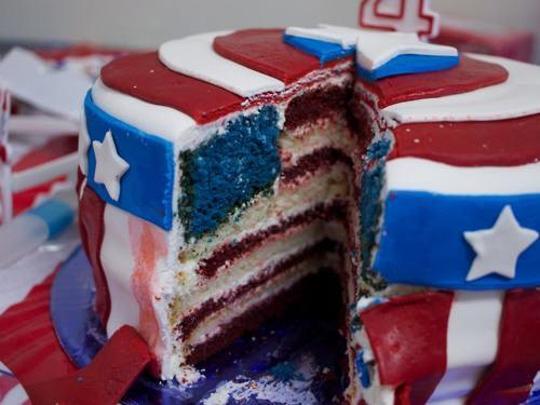 american birthday cake