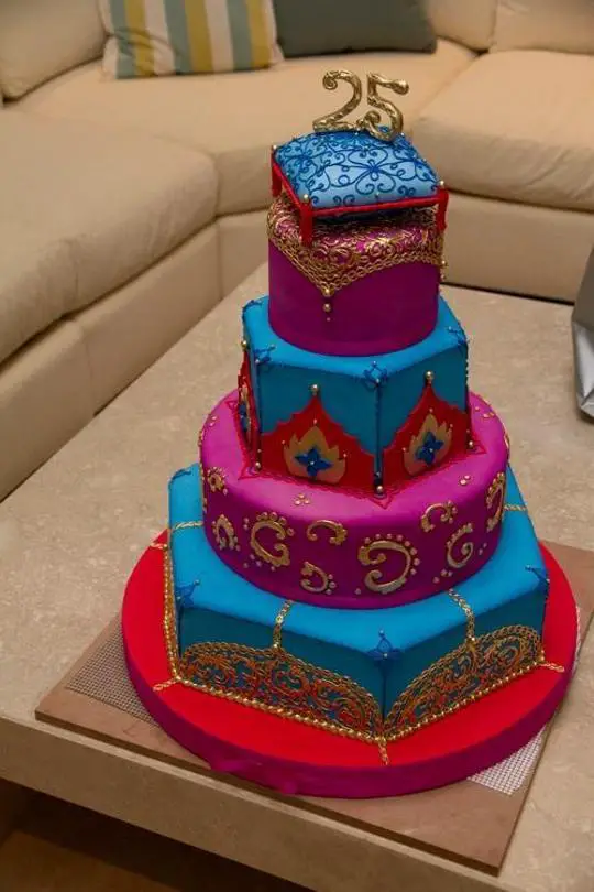 arabian nights birthday cake