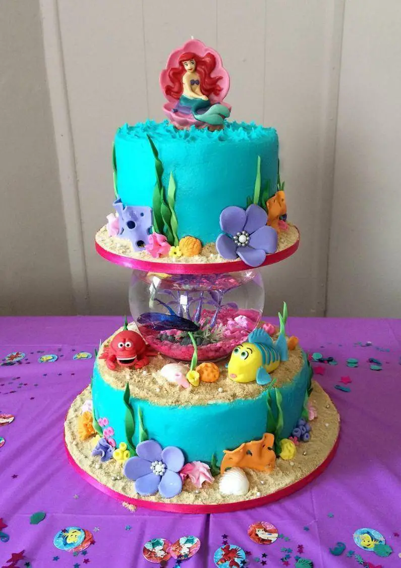 ariel the little mermaid birthday cakes