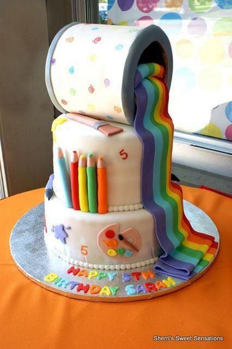 artistic birthday cakes