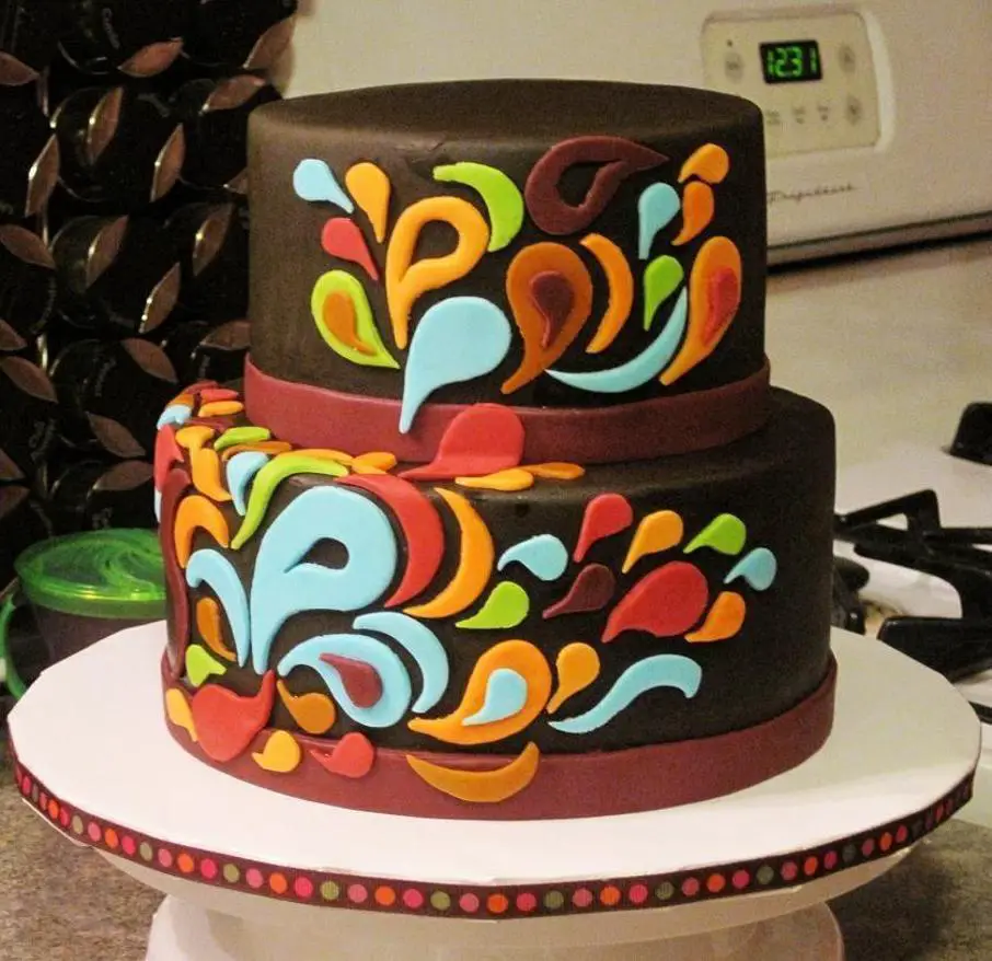 artistic birthday cakes