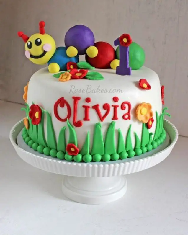 baby einstein birthday cake