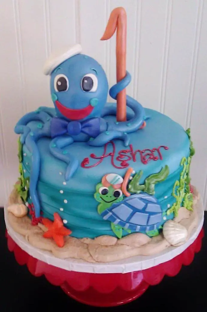 baby einstein birthday cake