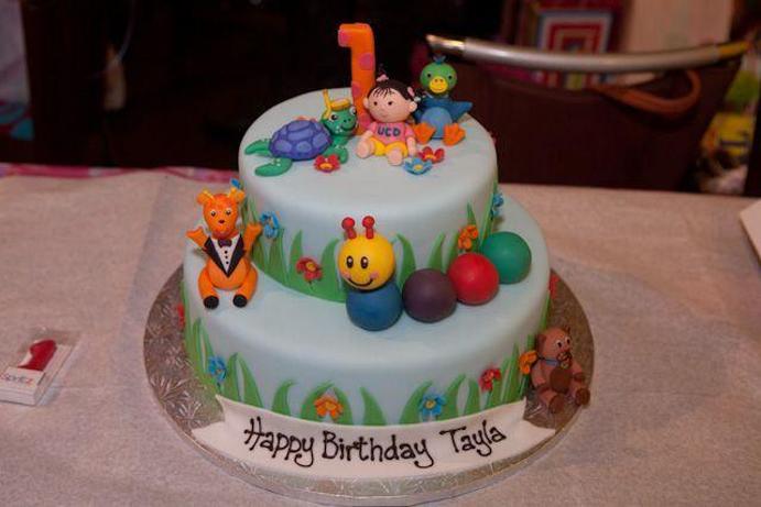 baby einstein birthday cake