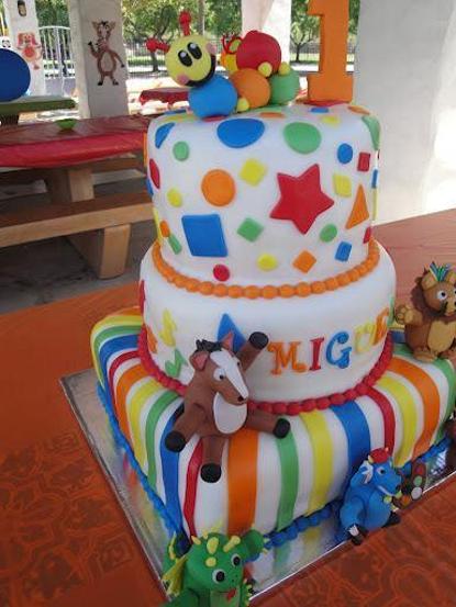 baby einstein birthday cake