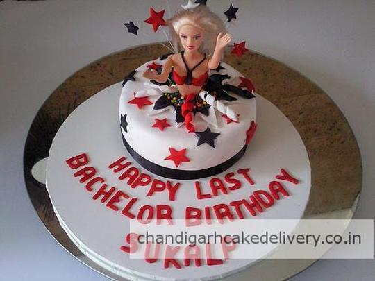 bachelor birthday cake