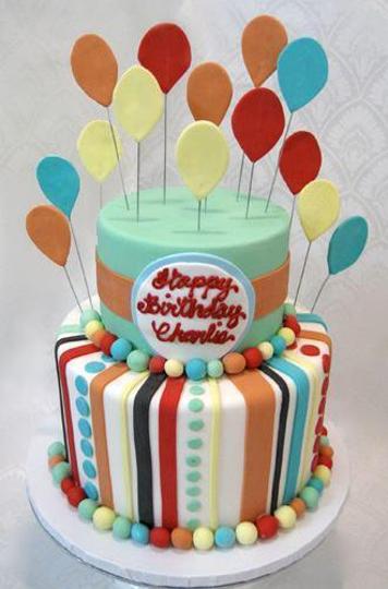balloon birthday cake ideas