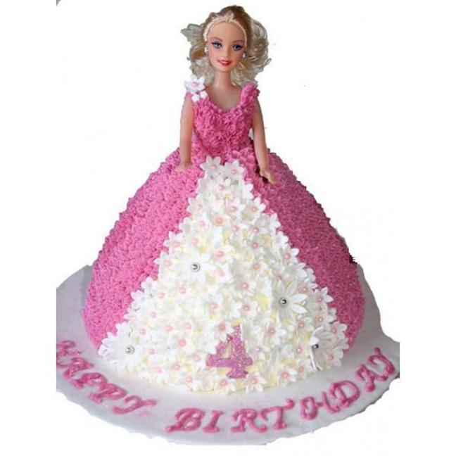 barbie shaped birthday cakes