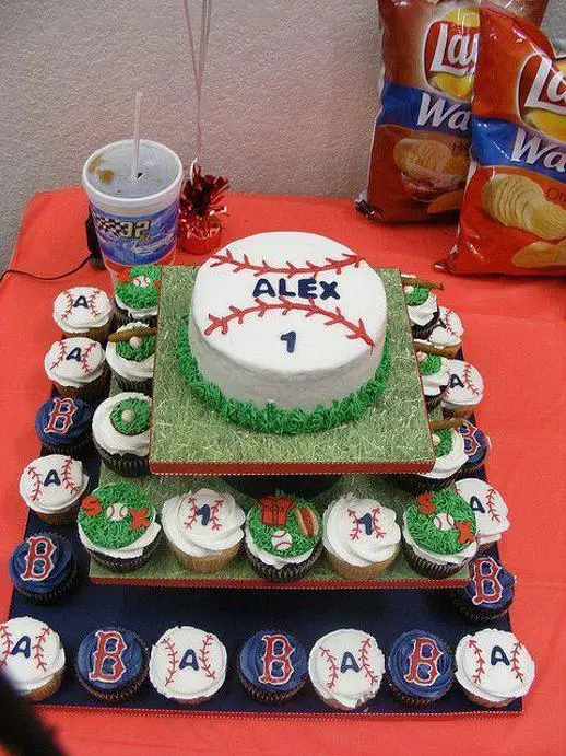 baseball themed birthday cakes
