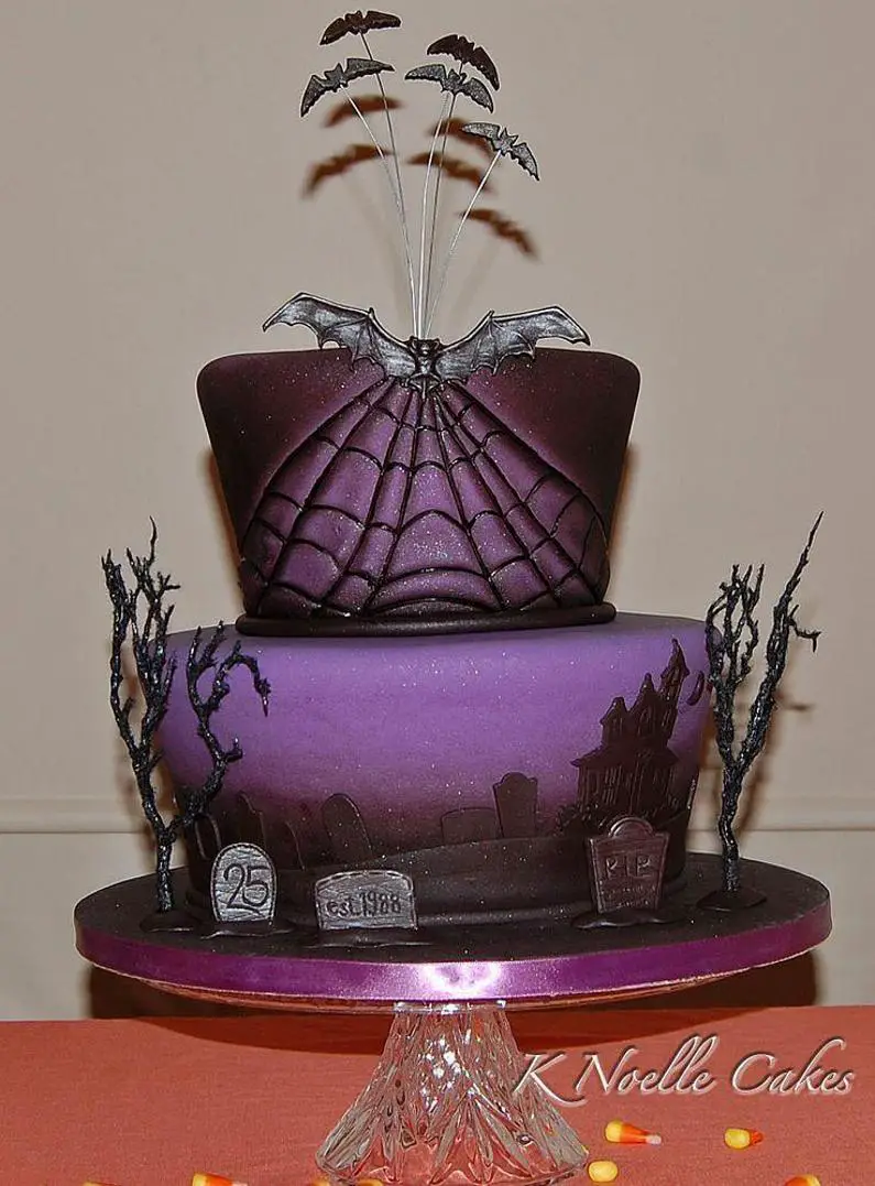 bat birthday cake