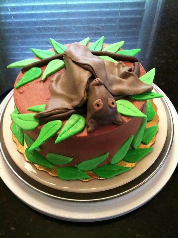 bat birthday cake