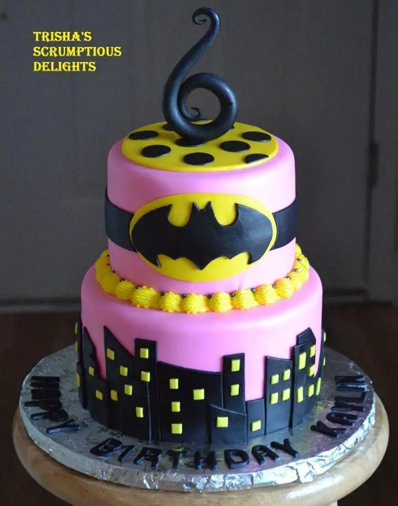batgirl birthday cake