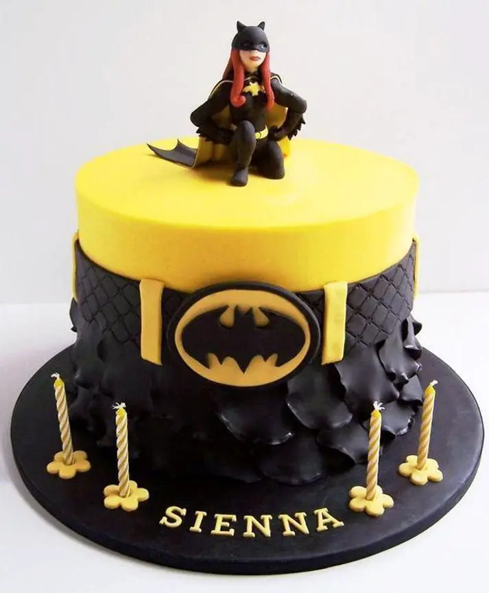 batgirl birthday cake