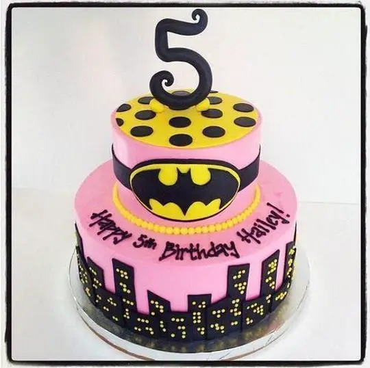 batgirl birthday cake