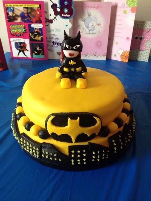batgirl birthday cake