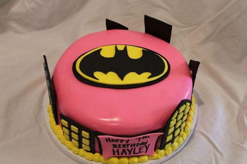 batgirl birthday cake