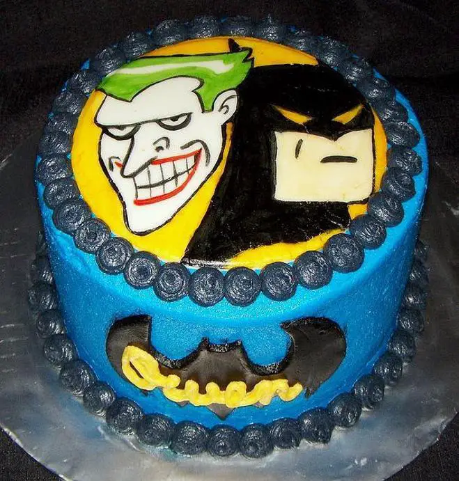 batman and joker birthday cake
