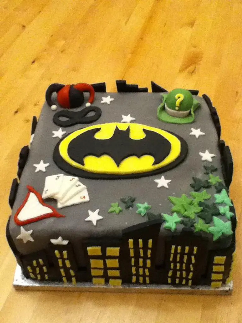 batman joker birthday cake