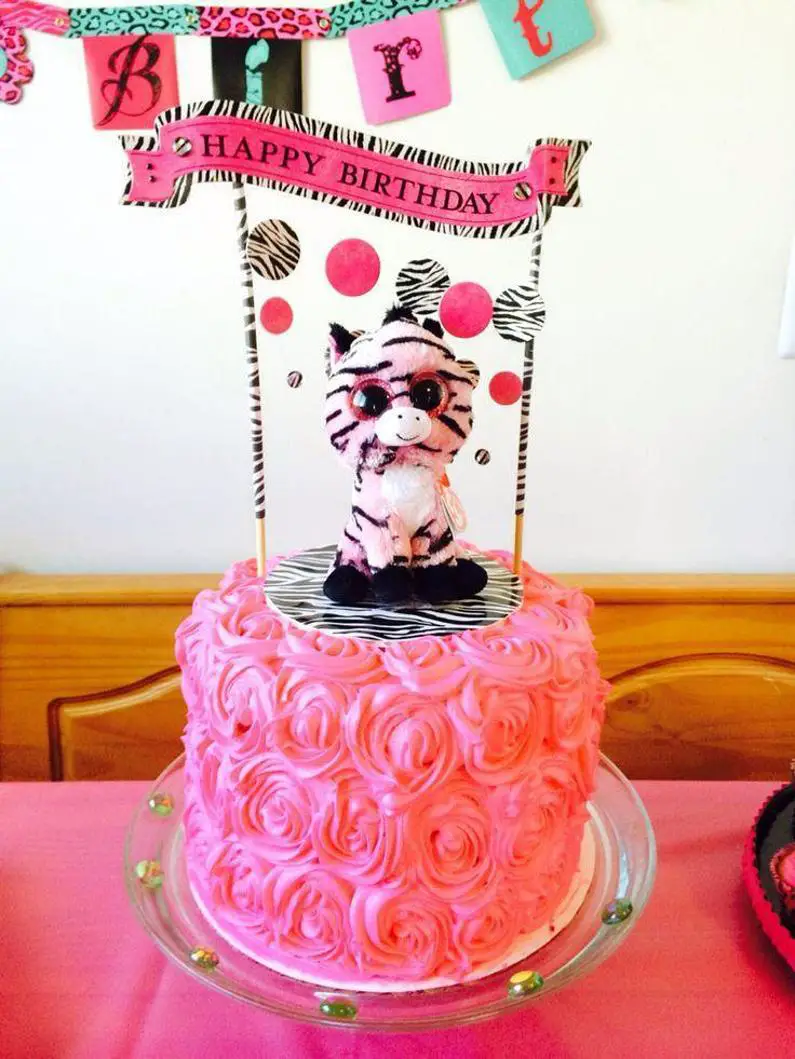 beanie boo birthday cake