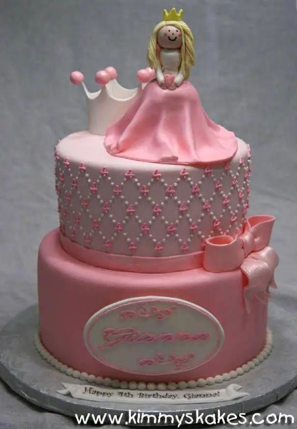 beautiful princess birthday cakes