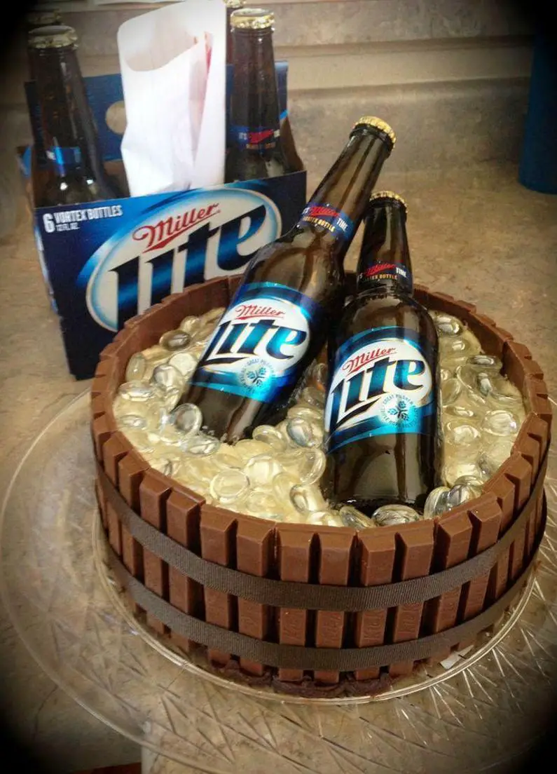 beer themed birthday cakes