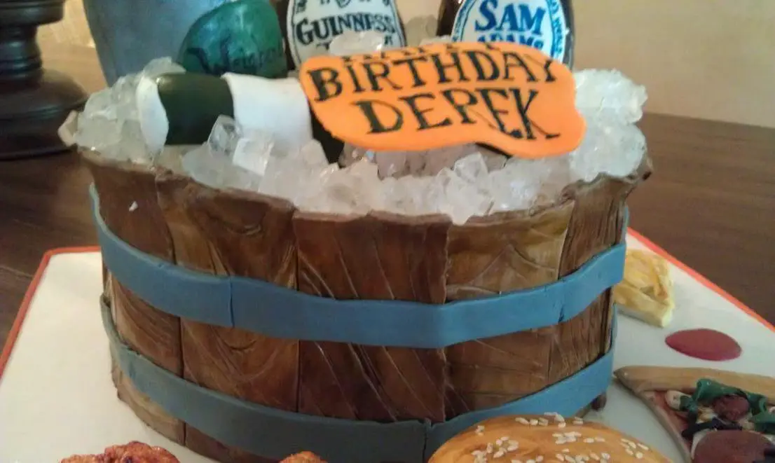 beer themed birthday cakes