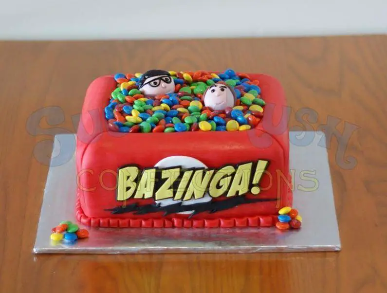 big bang theory birthday cake