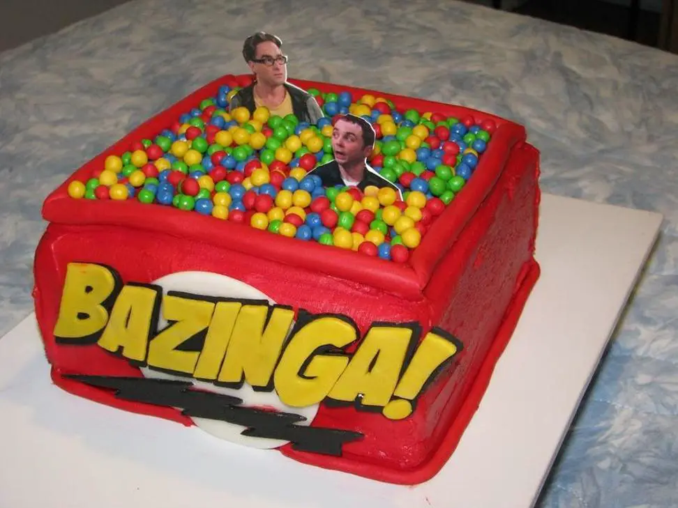 big bang theory birthday cake