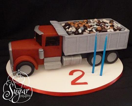 big truck birthday cakes
