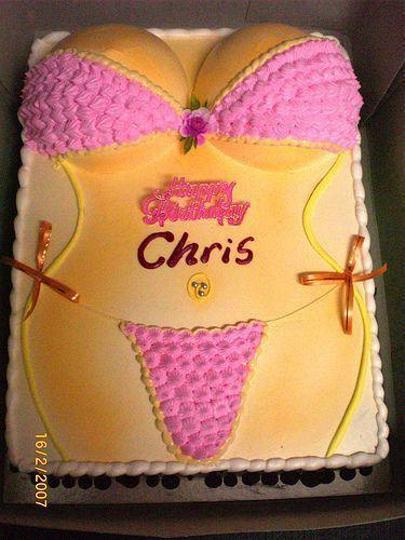 bikini birthday cakes