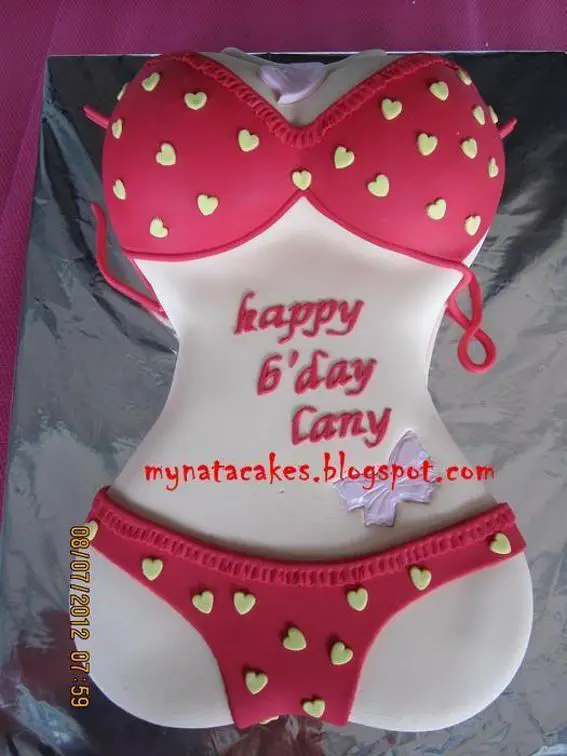 bikini birthday cakes