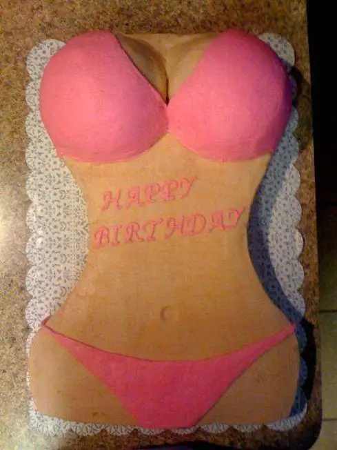 bikini birthday cakes