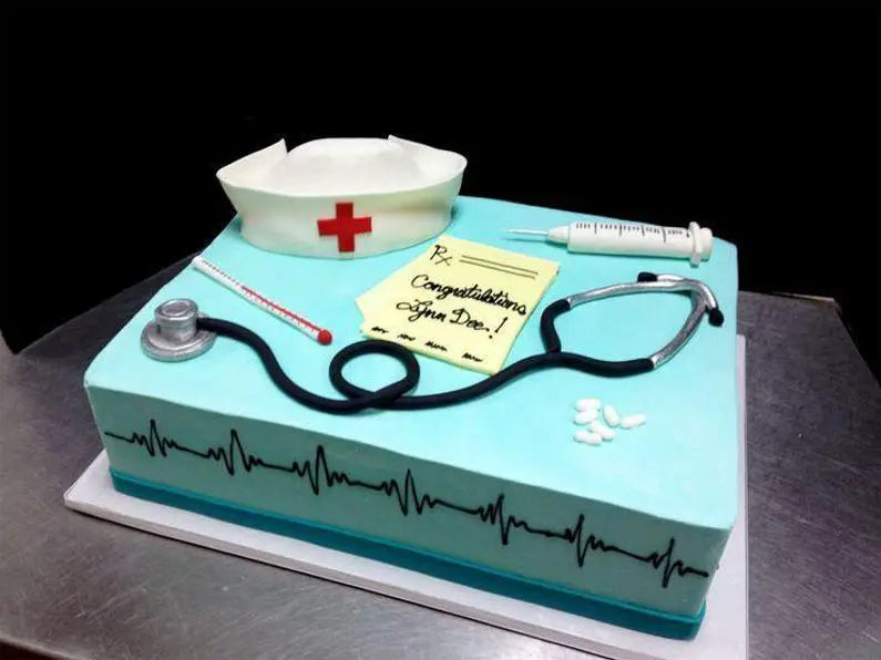 birthday cake designs for nurses