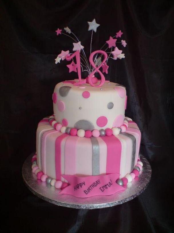 birthday cake for 18th birthday