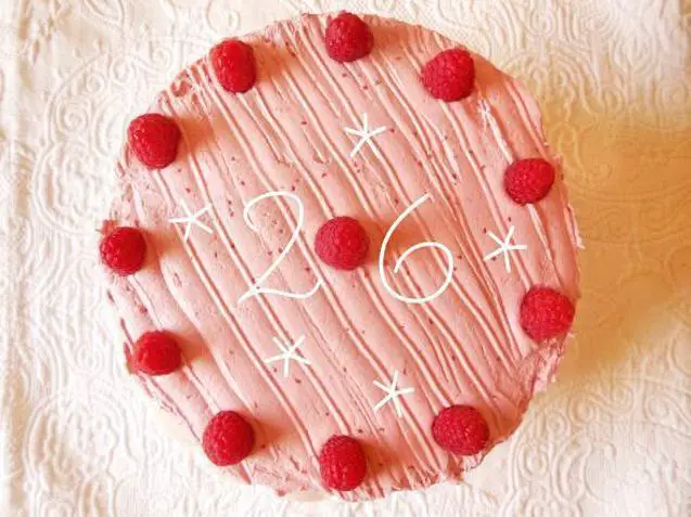 birthday cake for 26 year old