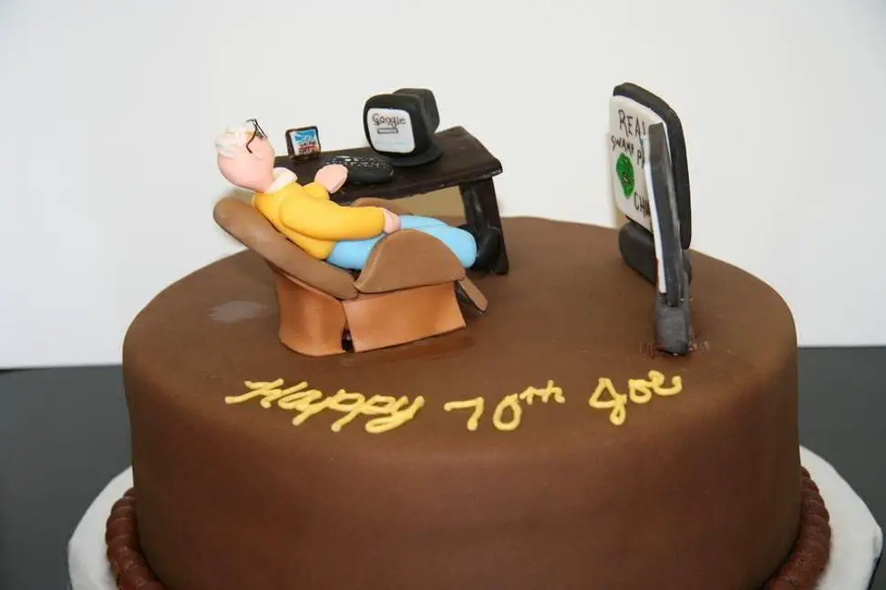 birthday cake for 70 year old man