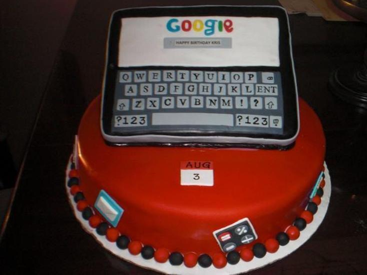birthday cake for computer geek