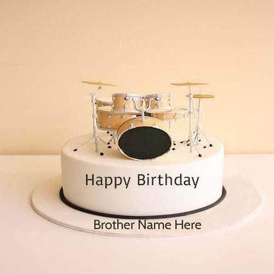 birthday cake for drummer