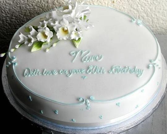 birthday cake for elderly