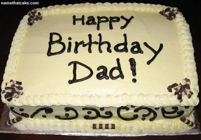 birthday cake for father