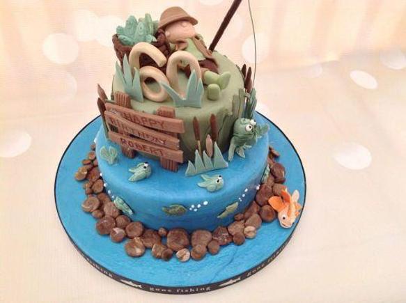 birthday cake for fisherman