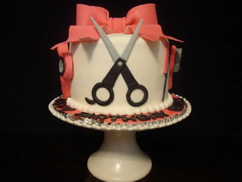 birthday cake for hair stylist