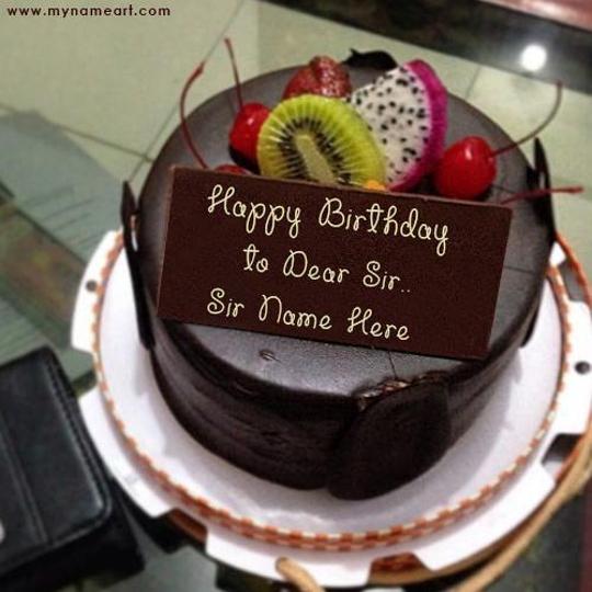 birthday cake for manager